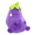thumbnail image 2 of MochiOshis Eggplant 10-Inch Character Plush Toy | Murasaki Nasukkoshi, 2 of 8
