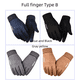 thumbnail image 4 of Guantes de invierno cálidos de gamuza Luokou para hombre y mujer, para ciclismo al aire libre, con pantalla táctil, dos dedos y medio dedo, de vellón grueso, 4 of 5