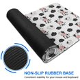 thumbnail image 6 of Long Mouse Pads for Desk,White Cow Cloud Pattern Desk Mats on Top Of Desks, Desk Mouse Pad Extra Large with 3mm Non-Slip Base and Stitched Edge for Gaming,Office,Work,Home 31.5"x11.8", 6 of 6