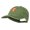Olive Green, variant on Minnesota State Map Embroidered Washed Cotton Cap - White OSFM
