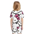 thumbnail image 3 of Hello Kitty Sleepwear Short sleeve Top and Shorts Pajama Summer Pjs 2-Piece Pajama Set, 3 of 8