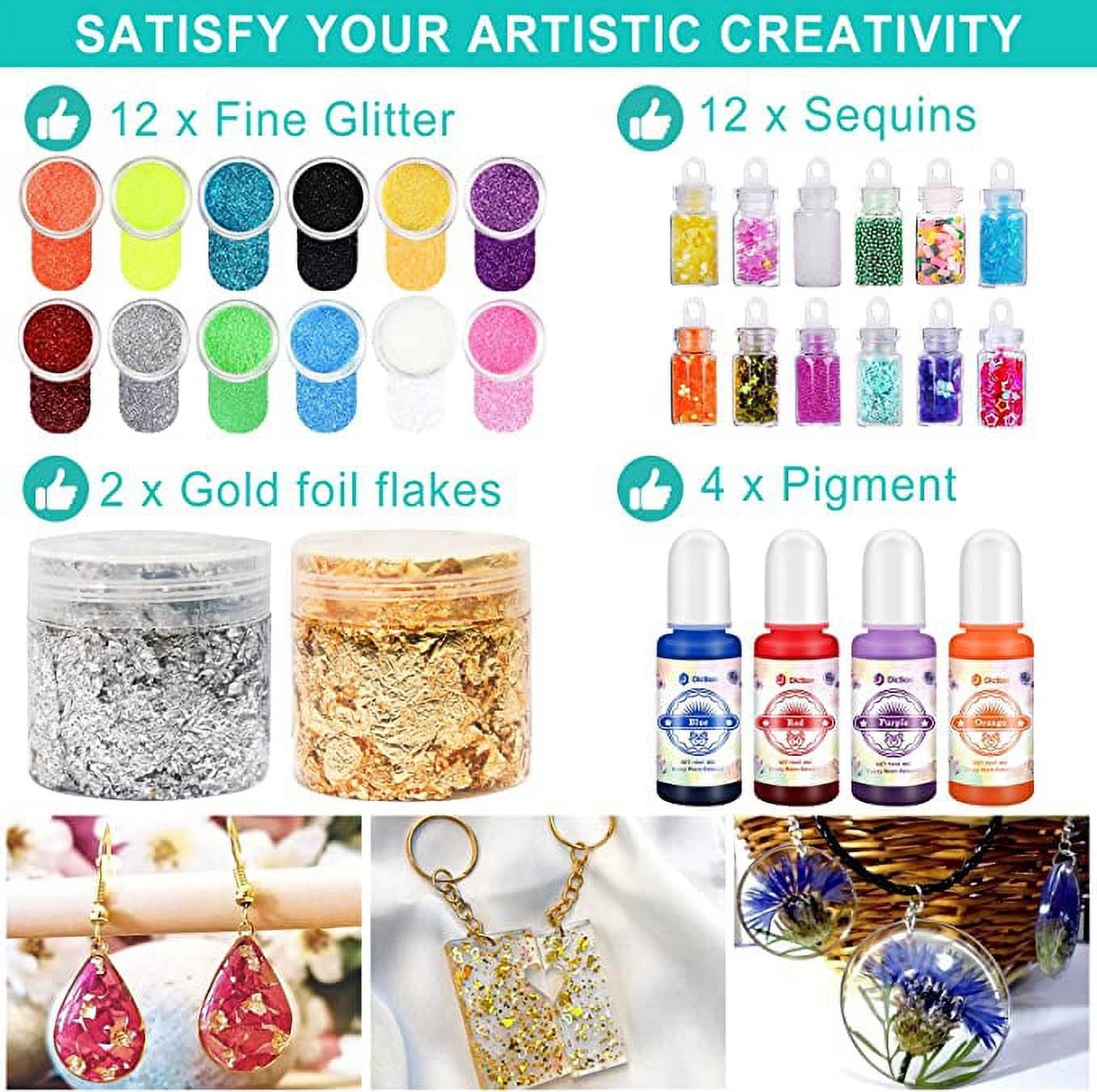 Resin Jewelry Making Accessories, Resin Pigment, Resin Mold