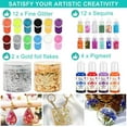thumbnail image 5 of JDiction Epoxy Resin Kit for Beginners with Resin Molds Pigment Glitter for Jewelry Keychain Earring Making, 5 of 10