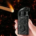 thumbnail image 6 of Butane Refillable Lighter, Adjustable Flame Windproof Torch Lighter, Portable Mini Metal Fire Igniter with Tilt Soft Flame, Durable Alloy Body for Candle Incense Smoking Use, 6 of 6