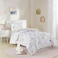 thumbnail image 2 of Mi Zone Ensemble de Couette Moderne pour Enfants 100 pour Cent Polyester Imprimé en Blush/or, 2 of 14