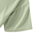 thumbnail image 5 of Swuxness Mens Short Sleeve Pajama 2 Piece Sets, Men's Short Pants Set, Men's Thin Loose Comfortable Breathable Lightweight Relaxed Fitted Homewear Pajamas Set Green, M, 5 of 5
