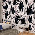 thumbnail image 2 of Peel and Stick Wallpaper abstract geometric Hand drawn exotic brush texture Modern Art Wall Mural Decor Self Adhesive and Removable 100in x 144in, 2 of 8
