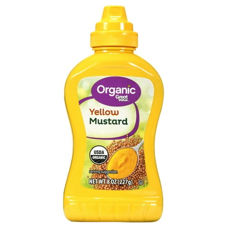GREAT VALUE, ORGANIC YELLOW MUSTARD