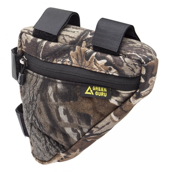 Green Guru Gripster Frame Bag Camo 7.5x7.5x3in Hook & Loop Straps