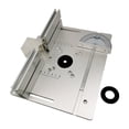 thumbnail image 1 of Upgrade Aluminium Router Table Insert Plate W/ Miter Gauge and Tenon Gauge and Fence for WorkBenches Wood Router Trimmer ,Accurate Measurement, 1 of 6