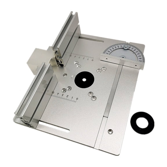 Router Table Insert Plate Woodworking Benches Table Saw W Miter Gauge Guide Aluminium Profile Fence Sliding Brackets ,for Accurate Evaluation