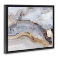 thumbnail image 2 of Stupell Industries Glam Marbled Gold Stone Black Floating Frame Canvas Art, 21 x 17, by Svetlana Aleynikova, 2 of 8