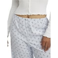 thumbnail image 6 of Mills by Millie Bobby Brown Women's Sleep Printed Rayon Pant with Lace Trim, Sizes XS-XXXL, 6 of 9