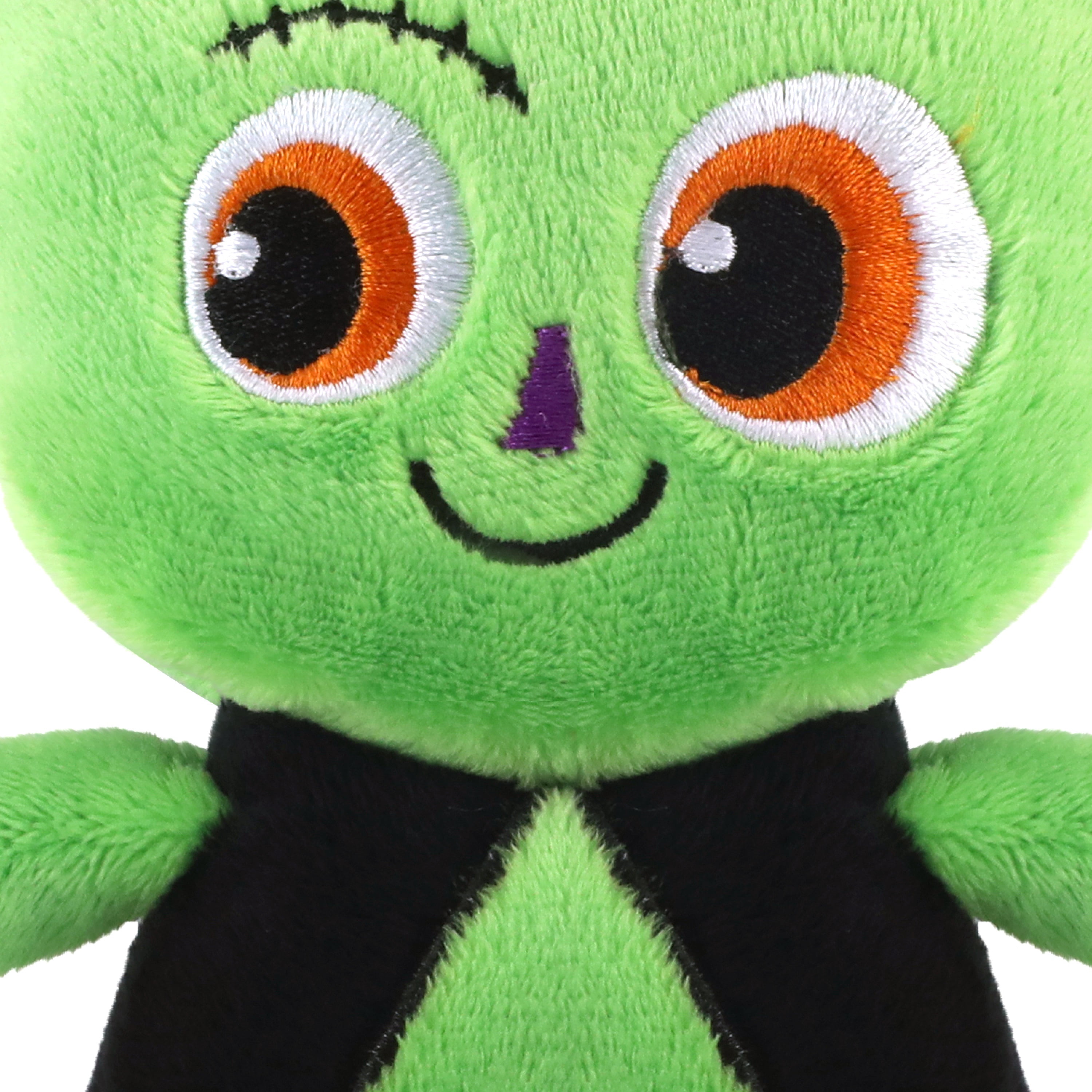 Vibrant Life Halloween 6in Squeaky Plush Dog Toy, Frankenstein , Green