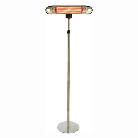 Hiland Tall Adjustable Infrared Heat Lamp with LED (Best Patio Heaters For Heat)