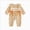 D263-Beige, variant on 12-18 Months Newborn Baby Girls Bodysuits Halloween Long Sleeved Dress Cute Cartoon Print Bodysuits Beige