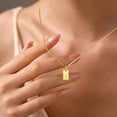 thumbnail image 2 of S925 Sterling Silver Initial Necklaces for Women Dainty 14k Gold Plated Letter Name  Pendant Necklace A-Z Personalized Tag Charm Chain Jewelry Christmas Gifts for Mother Daughter, 2 of 12