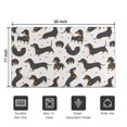 thumbnail image 5 of Dachshund and Heart Door Rugs,Washable Non Slip Door Mats Indoor,Decorative Door Mats,Entry Mat Indoor for Entrance,Bedroom,Kitchen,Bathroom,17"x30", 5 of 6