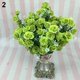 thumbnail image 4 of Ramo Farfi de 5 ramas y 15 cabezas de rosas artificiales para decoración de bodas y hogar, flores de seda sintética (azul), 4 of 8