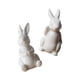 thumbnail image 5 of piezas de decoración de conejos de Pascua, cerámica artesanal, figuras de conejo, adornos de escritorio, 5 of 6