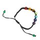 thumbnail image 5 of Pulsera de cuentas coloridas para Yoga, pulsera trenzada de meditación exquisita ajustable a la moda para hombres y mujeres, 5 of 8