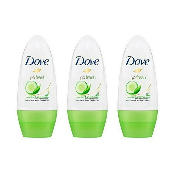 Dove Go Fresh Cucumber Roll-On Anti-Perspirant Deodorant 50ml (Pack Of 3)