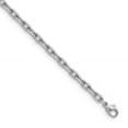 thumbnail image 6 of Auriga Fine Jewelry Platinum Polished 4.7mm Solid Cable 7.5" Chain Bracelet for Women, 6 of 6
