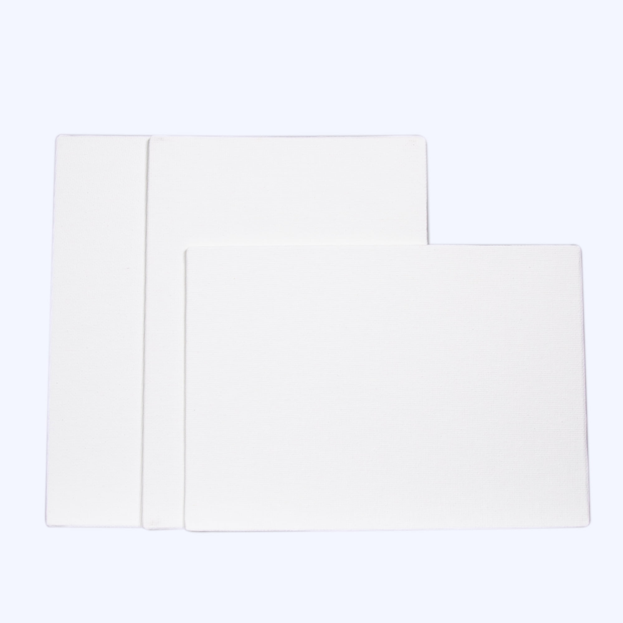 (3 pack) Daler-Rowney Simply Canvas, White Panel, 5x7 inch, 3 Piece - Teens, Students, Artists, Kids