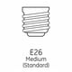 thumbnail image 4 of Bombillas LED GE de 8 W (equivalentes a 60 W), color blanco suave, A19, paquete de 12, 4 of 6