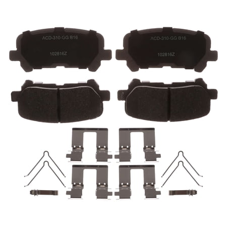 ACDelco Silver Ceramic Brake Pad Set  w/ Hardware