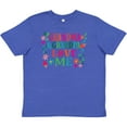 thumbnail image 3 of Inktastic Grandma Grandpa Love Me Girls Youth T-Shirt, 3 of 5