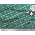 thumbnail image 2 of Soimoi Rayon Crepe Fabric Fish & Shells Ocean Print Fabric by The Yard 46 Inch Wide, 2 of 3