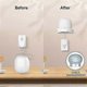 thumbnail image 3 of For Nest WiFi Pro Wall Mounting Bracket Intelligent Speaker Wall Storage Bracket Base, 1 PCS, 3 of 5