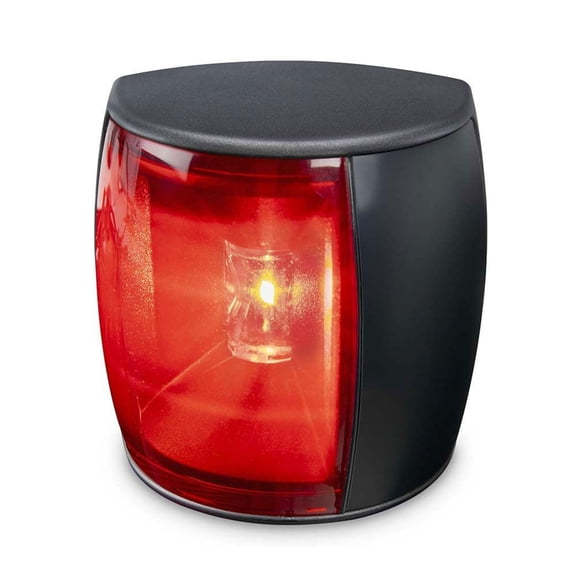 Hella Marine 017.460-101 3NM Navigation Light - Port, Black Shroud