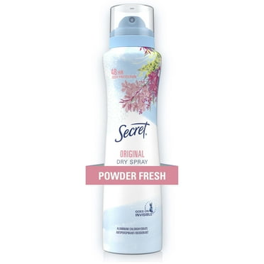 Secret Dry Spray Antiperspirant and Deodorant for Women, Powder Fresh, 4.1oz