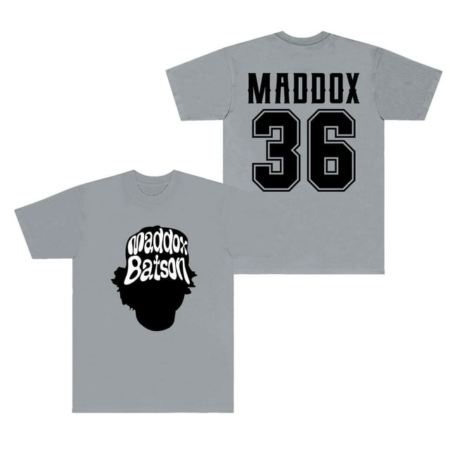 Camisetas con Logo de Maddox Batson, camiseta Merch de Road To Indio Tour, camisetas de manga corta de moda Unisex de verano