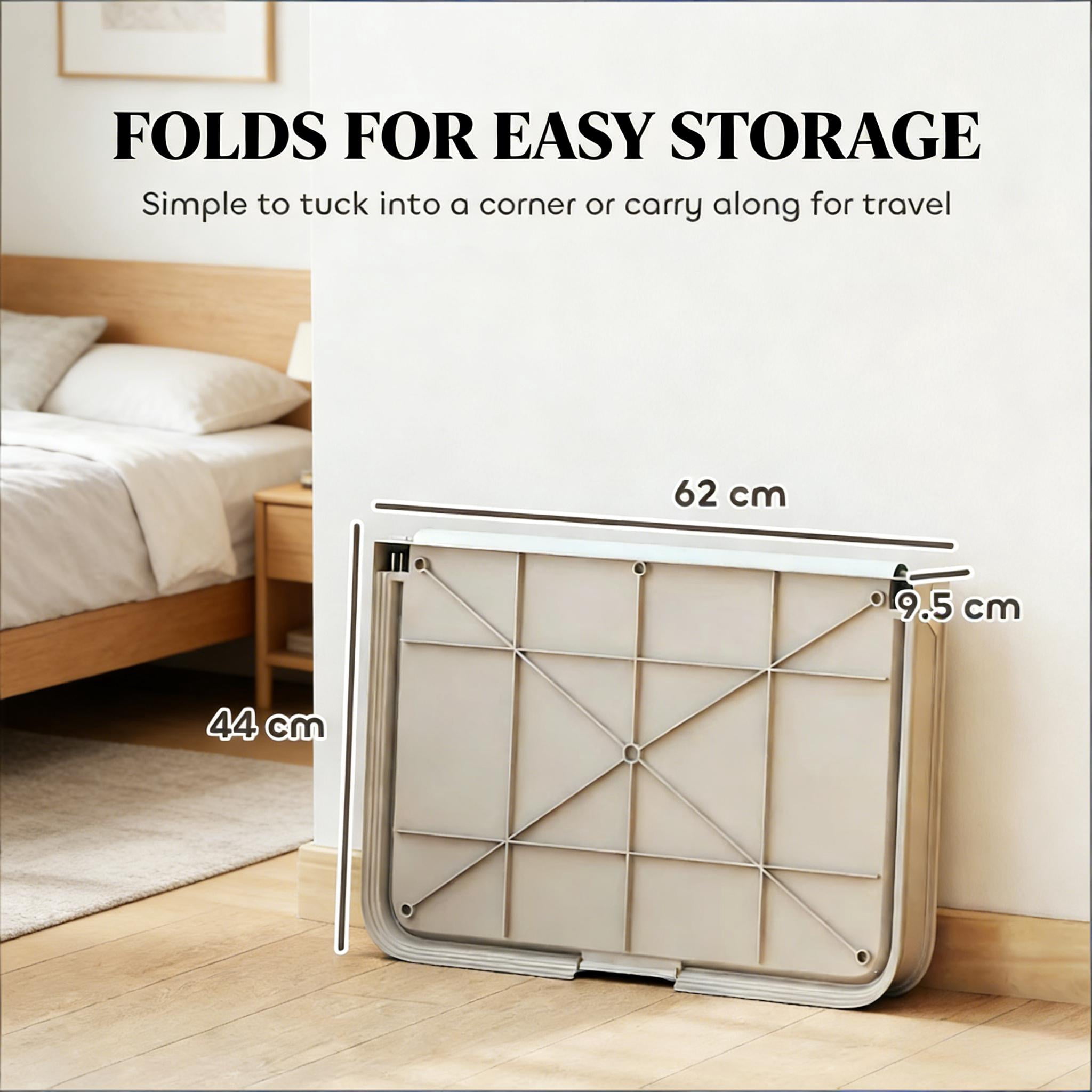 Innovative Dual-Mode Design Pet Toilet,Foldable Dog Litter Box with 3 Disposable Pads,Pee Pad Holder