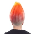 thumbnail image 3 of Unisex Adult & Kids Wig | Trolls Orange & White Wig | Premium Breathable Capless Cap, 3 of 9