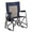 Navy Topo, variant on Stowaway Folding Rocking Chair - Portable Rocker with Spring-Action Technology & Cup Holder - Comfortable Foldable Chair for Camping, Tailgating & Patio