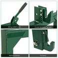 thumbnail image 5 of 3 Point Quick Hitch, 3000 lbs 3-Pt Attachments with 2" Receiver Hitch Adaptation to Category 1 & 2 Tractor with 5 Level Adjustable Bolt (Green), 5 of 9