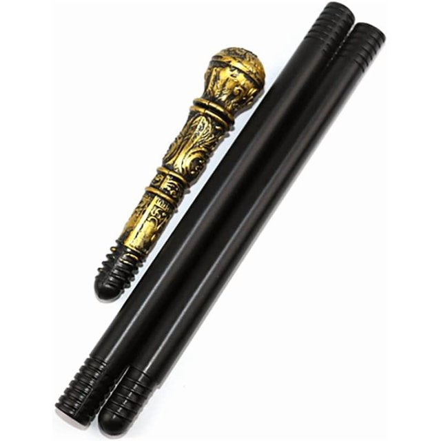 HUGFEGWE 1 PCS Halloween Magic Scepter 31.9" King Cane Tri-fold Cane Performance Props King Scepter CJB91-96517