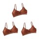 thumbnail image 2 of Minnieouse Sujetador de correa fina copa de tres esquinas sin costuras ahueca hacia fuera sujetadores suaves transpirable sin costura Bralette Type1 NO1, 2 of 6
