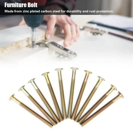 

DOACT Furniture Fastener 10 Pcs/Set Furniture Bolt For Workshop Hardware Repair Replacement Repair Supplies Workshop Accessories