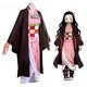 thumbnail image 2 of Demon Slayer Brother and Sister Kamado Nezuko Cosplay Costume Outfit Kimono Anime Costume Wig yaoshenbao LED, 2 of 2