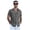 Dark Gray, variant on COOFANDY Men's Cool Linen Cotton Short Sleeve Shirt, Concealed Button Casual Wear for Beach Summer Wedding Daily
