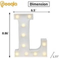 thumbnail image 5 of LED Marquee Letter Lights Sign, Light Up Alphabet Letter for Home Party Wedding Decoration M, 5 of 6