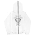 thumbnail image 2 of Sudadera con esternón oscuro europeo y americano para hombre y mujer, sudaderas con capucha góticas para pareja, sudadera de Cremallera larga de talla grande Harajuku 2023, 2 of 5