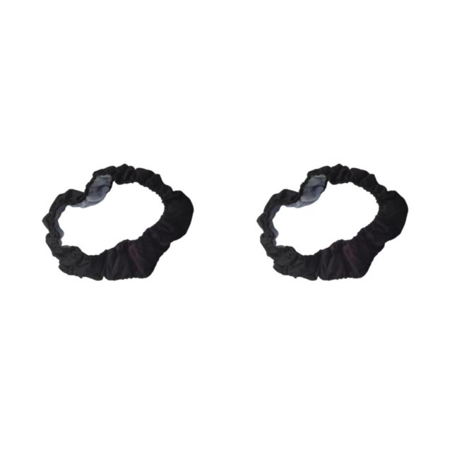 Eigraketly Funda y peso ligero para una protección eficaz, protector envolvente para trampolín para instalar y negro 40 Negro 40 pulgadas 2Conjunto
