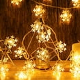 thumbnail image 6 of Snowflake LED String Fairy Light Garland Home Christmas Lights Wedding Decor Christmas Decor for Home Navidad Party Decoration, 6 of 8
