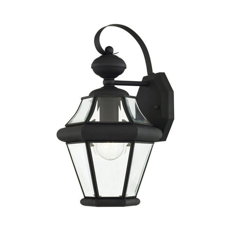 Livex Lighting Georgetown Outdoor Wall Lantern in Black